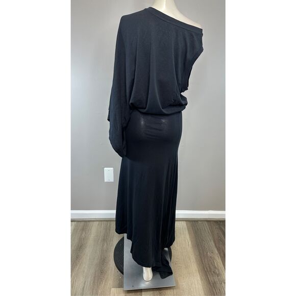 A.W.A.K.E. Mode Main Asymmetric Drape Maxi Dress Size Small $370 - Picture 6 of 12